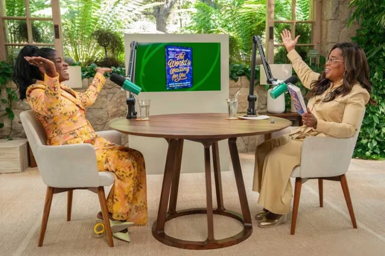 Edwina FIndley and Oprah - The Book Word is Waiting for You by award-winning actress Edwina Findley